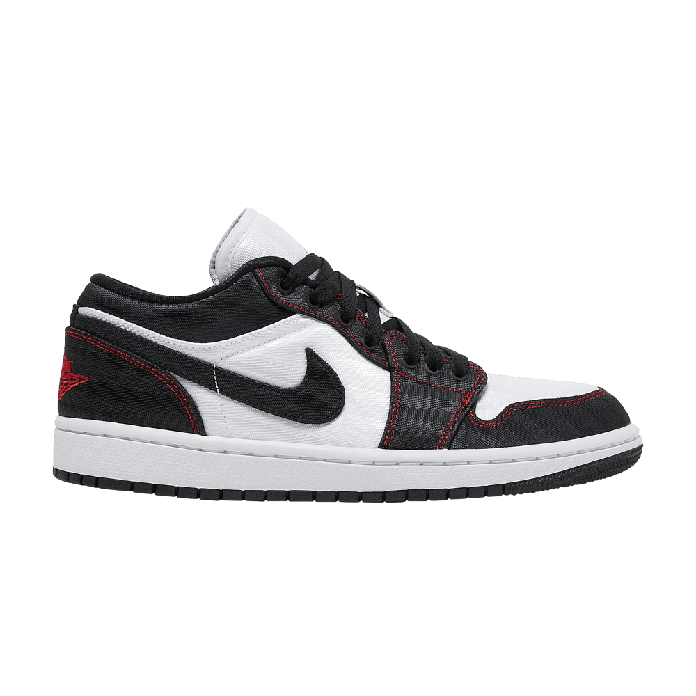 Wmns Air Jordan 1 Low SE Utility 'White Black Red'