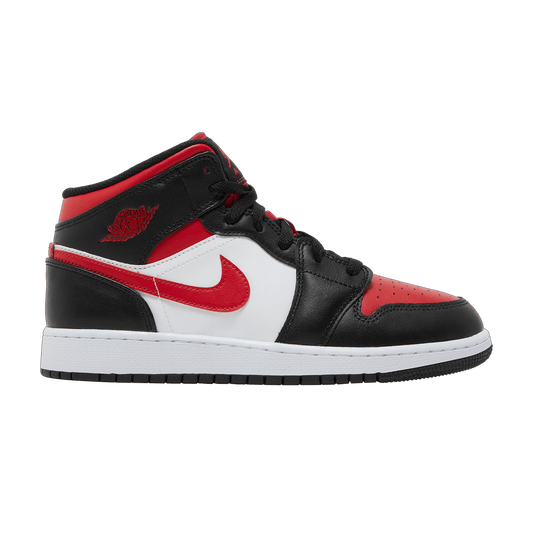 Air Jordan 1 Mid GS 'Black Fire Red'